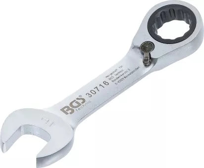 Ratchet Combination Wrench short reversible 16 mm
