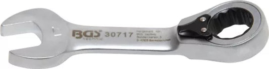 Ratchet Combination Wrench short reversible 17 mm