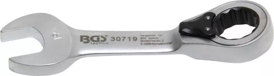 Ratchet Combination Wrench short reversible 19 mm