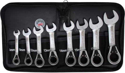 Ratchet Combination Wrench Set reversible 8 - 19 mm 8 pcs.
