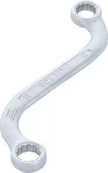 S-Type Double Ring Spanner, 12-point 12 x 13 mm