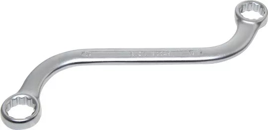 S-Type Double Ring Spanner, 12-point 18 x 19 mm