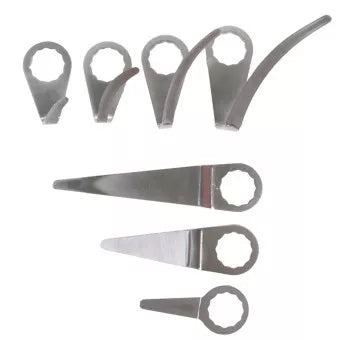 Cutting Knifes Set for Air Window Seal Cutter for BGS 3218, 9291 7 pcs.