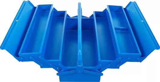 Metal Tool Box empty 420 x 200 x 200 mm 5 Compartments