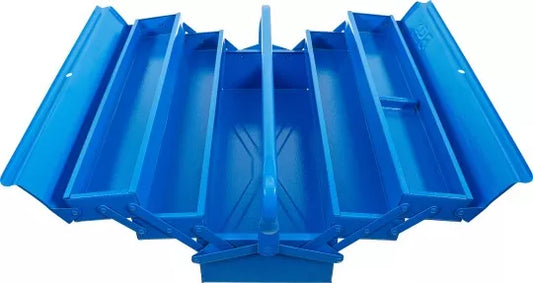 Metal Tool Box empty 530 x 200 x 200 mm 5 Compartments