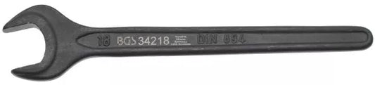 Single Open End Spanner DIN 894 18 mm