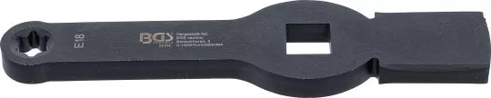 Slogging Ring Spanner E-Type (for Torx) with 2 Striking Faces E18