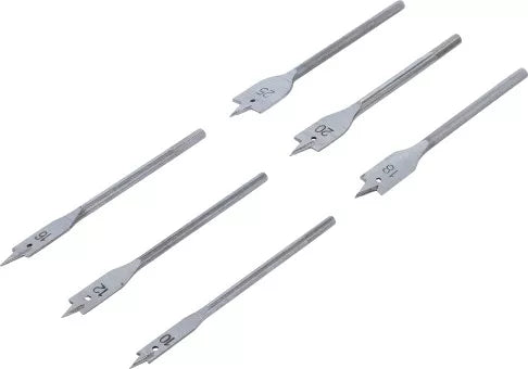 Flat Milling Drill Set 10 - 25 mm 6 pcs.