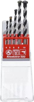 Concrete Drill Set 4 - 10 mm 5 pcs.