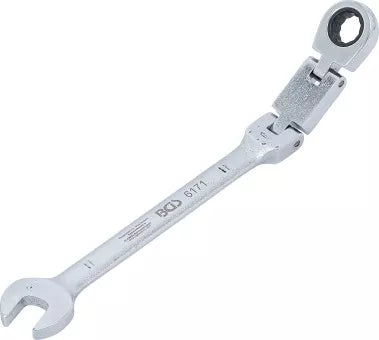 Double-Joint Ratchet Combination Wrench adjustable 11 mm