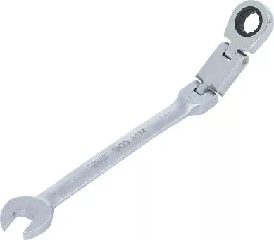 Double-Joint Ratchet Combination Wrench adjustable 14 mm