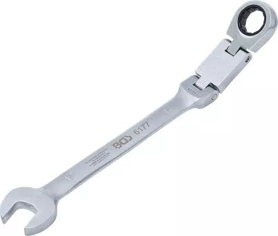 Double-Joint Ratchet Combination Wrench adjustable 17 mm
