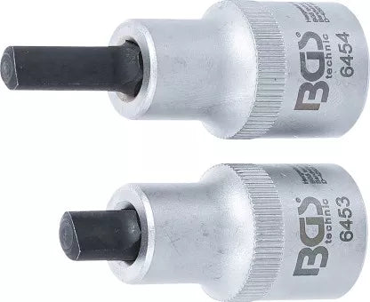 Spreader Socket Set for Spring Strut Clamps 12.5 mm (1/2") Drive 5 x 7 mm + 5.5 x 8.2 mm 2 pcs.