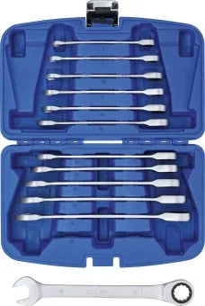 Ratchet Combination Wrench Set 8 - 19 mm 12 pcs.