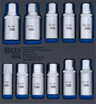 Tool Tray 1/6: Stud Extractor Set 5 - 16 mm 11 pcs.