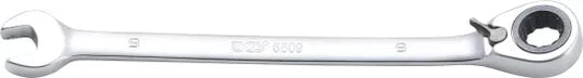 Ratchet Combination Wrench reversible 9 mm