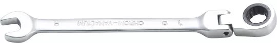 Ratchet Combination Wrench adjustable 9 mm