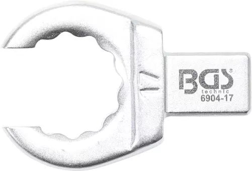 Push Fit Ring Spanner open Type 17 mm Square Size 9 x 12 mm