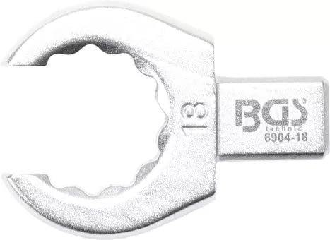 Push Fit Ring Spanner open Type 18 mm Square Size 9 x 12 mm