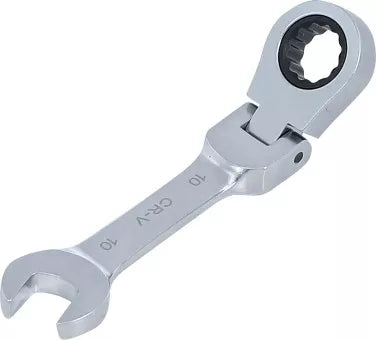 Ratchet Combination Wrench short adjustable 10 mm