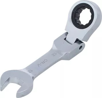 Ratchet Combination Wrench short adjustable 12 mm