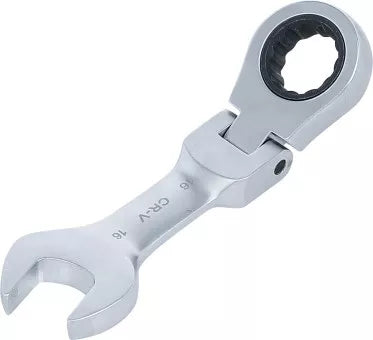 Ratchet Combination Wrench short adjustable 16 mm
