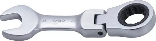 Ratchet Combination Wrench short adjustable 17 mm
