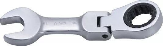 Ratchet Combination Wrench short adjustable 18 mm