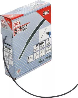 Shrink Tube Box black Ø 3 mm 8 m