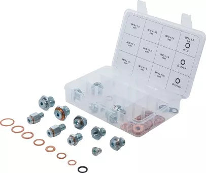 Oil Drain Plug Repair Assortment 63 pcs.