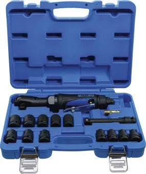 Air Ratchet Wrench Set 12.5 mm (1/2") 102 Nm 14 pcs.