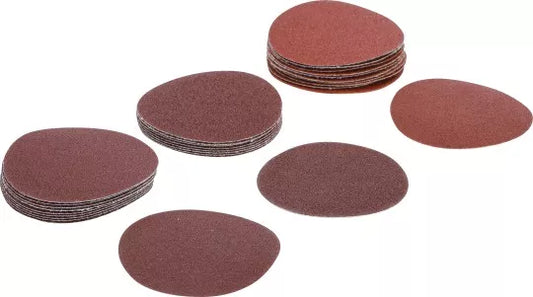 Sanding Pads for Eccentric Sanders Ø 75 mm K 60 - 80 - 120 30 pcs.