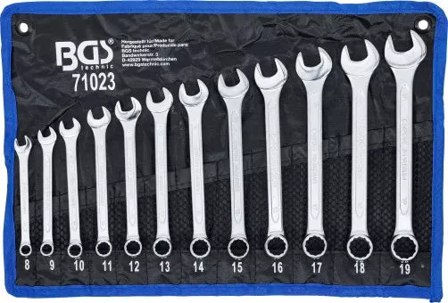 Combination Spanner Set 8 - 19 mm 12 pcs.