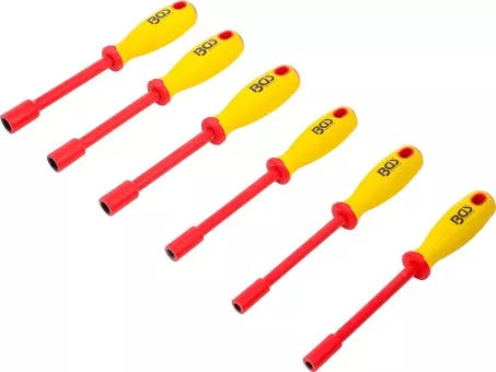 VDE Socket Screwdriver Set Hexagon 5.5 - 12 mm 6 pcs.