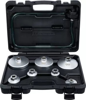 Oil Filter Wrench Set with Oil Filter Drain Hose for VAG, BMW, Citroën, Peugeot, Ford, Mercedes-Benz, Opel / Vauxhall, Volvo 8-pcs.