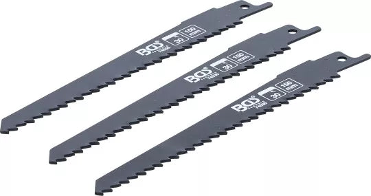 Reciprocating Saw Blade Set for Wood for BGS 7367 3 pcs.