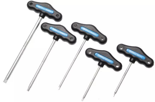 T-Type Wrench Set internal Hexagon 3 - 8 mm 5 pcs.