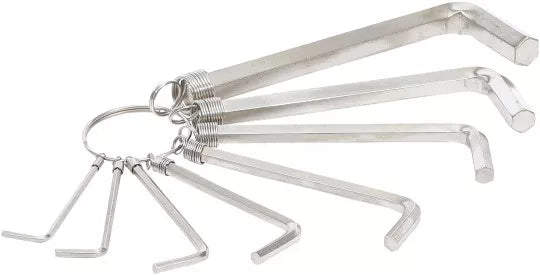 L-Type Wrench Set internal Hexagon 2 - 10 mm 8 pcs.