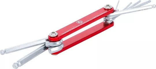 Foldable Key |internal Hexagon with Ball Point 1.5 - 6 mm 7 pcs.