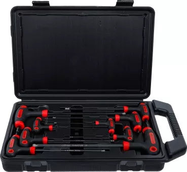 T-Handle L-Type Wrench Set internal Hexagon 2 - 10 mm 9 pcs.