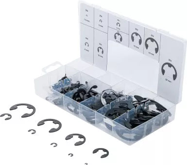 Metric E-Clip Assortment 1.5 - 22 mm 300 pcs.