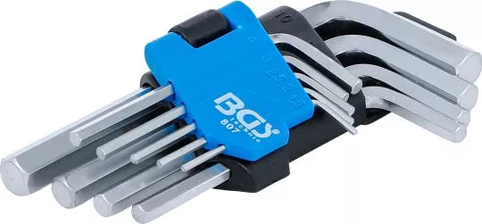 L-Type Wrench Set short internal Hexagon 1.5 - 10 mm 9 pcs.