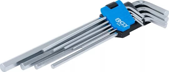 L-Type Wrench Set extra long internal Hexagon 1.5 - 10 mm 9 pcs.
