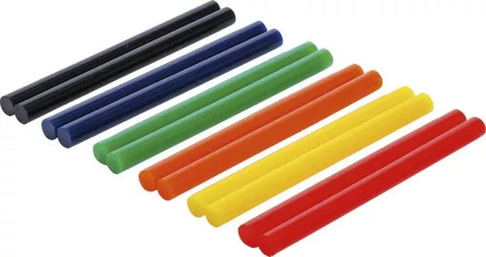 Glue Sticks colored Ø 11 mm, 150 mm 12 pcs.