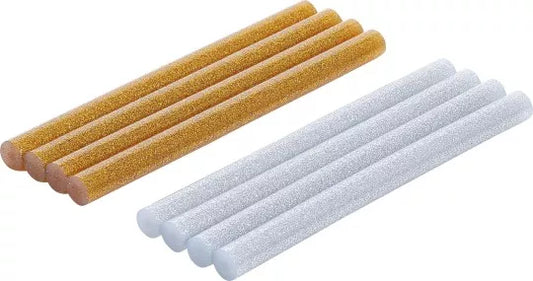 Glue Sticks gold/silver metallic Ø 11 mm, 150 mm 8 pcs.