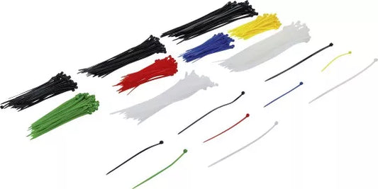 Cable Tie Assortment coloured 100 - 150 - 200 mm 450 pcs.