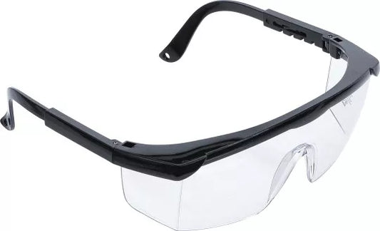 Safety Glasses with Adjustable Temples transparent