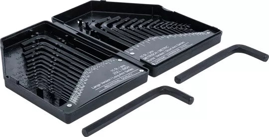 L-Type Wrench Set Inch / Metric Sizes internal Hexagon 30 pcs.