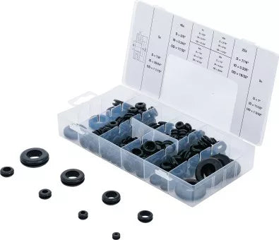 Rubber Grommet Assortment Inch Sizes 180 pcs.