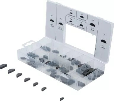 Woodruff Key Assortment 80 pcs.